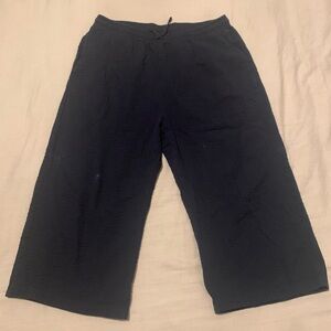 Uniqlo Women's Navy Wide Leg Pants